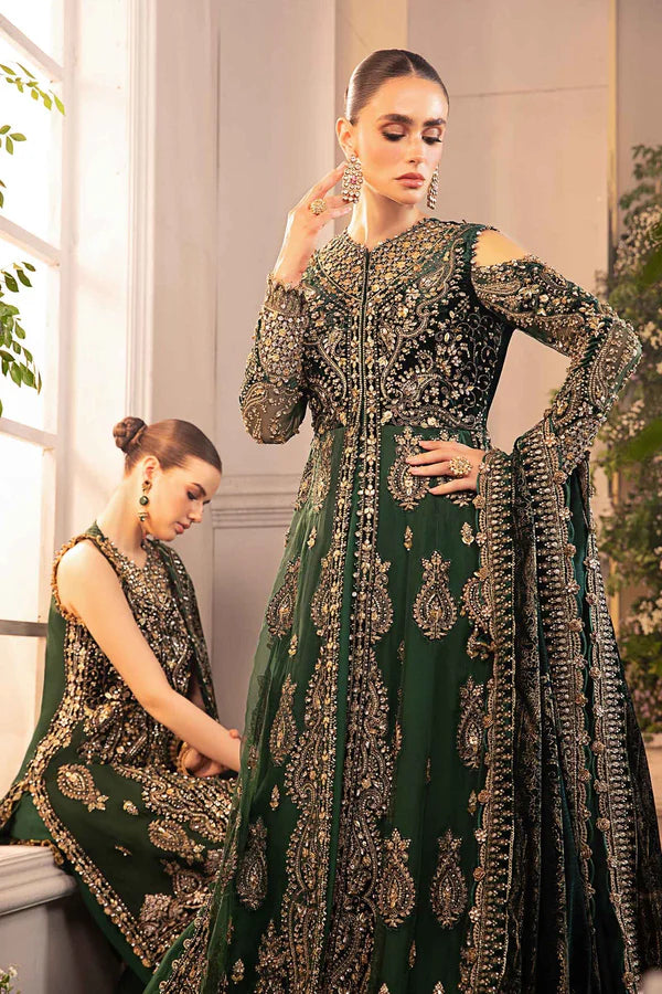 Embroidered Organza Suit | BD-2904