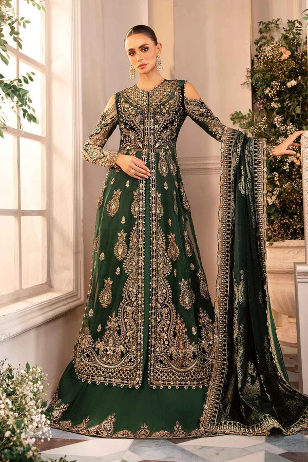 Embroidered Organza Suit | BD-2904